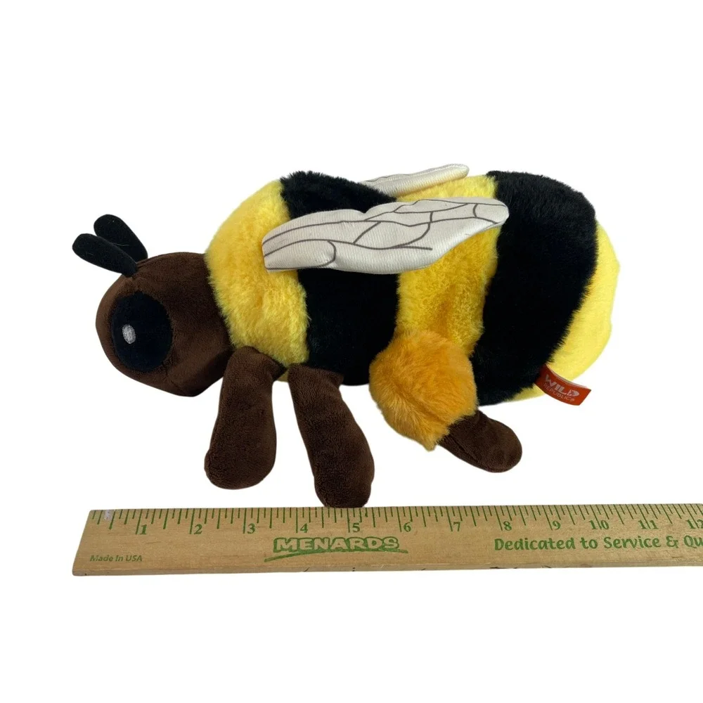 Wild Republic Bumble Bee Insect Plush 10